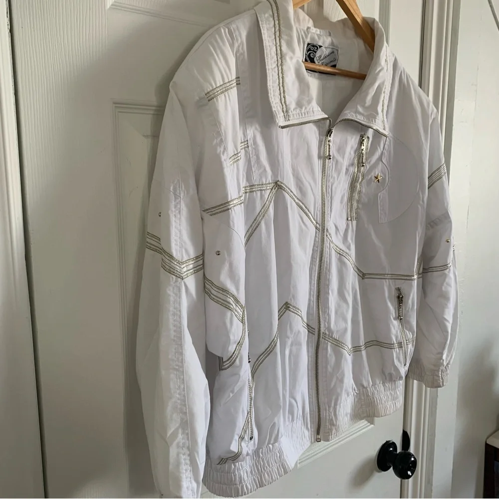 Vintage 80s Western Bomber Style Windbreaker Jacket - Picture 4 of 16